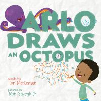 Arlo_draws_an_octopus